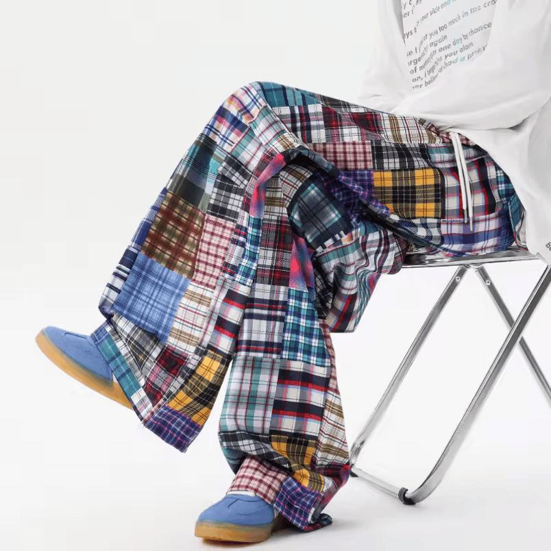 Patchwork Relaxed Pants
