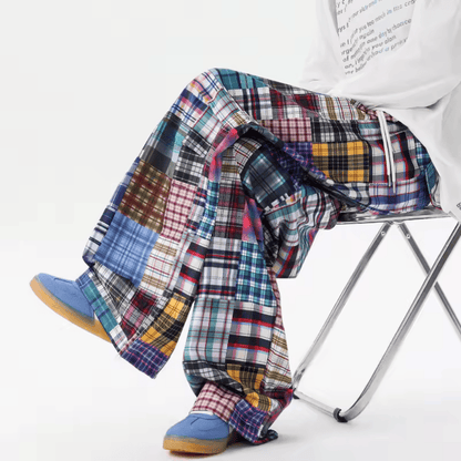 Patchwork Relaxed Pants